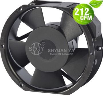軸流風機/風扇 (212 CFM) 151x172x51mm